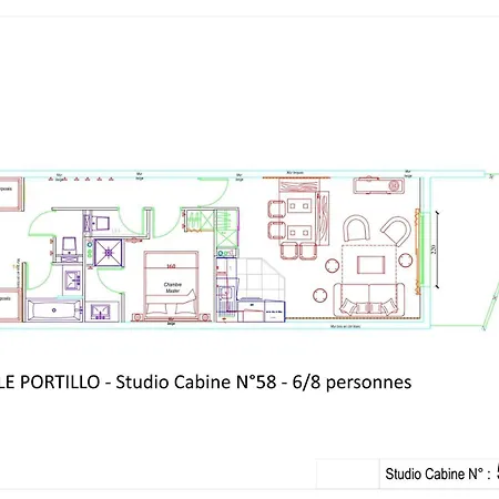 Apartmán Le Portillo - Piscine - Pour 8 Personnes Mae-5133